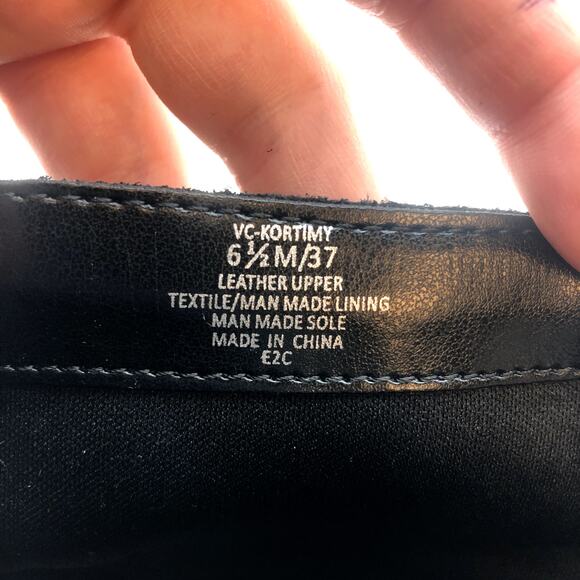 Vince Camuto Womens Kortimy Heeled Ankle Boots US 6.5 Black Suede NIB - Picture 9 of 9